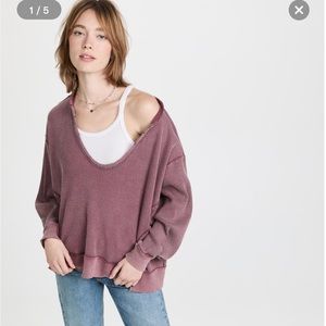 Free People Buttercup Thermal in Smokey Wings, small
